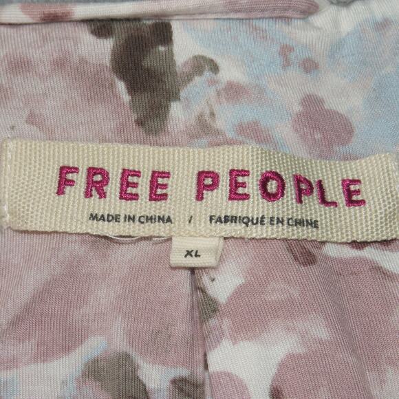 Free People Blue Tessa Teddy Sherpa Oversized Longline Coat - Picture 10 of 12